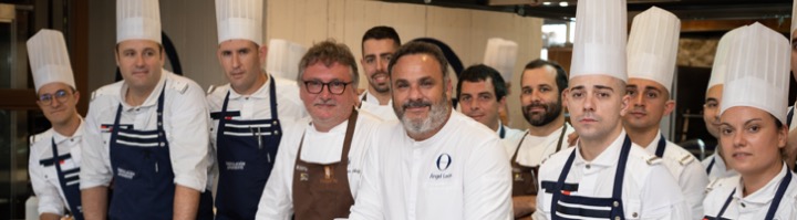 CHEFS ÁNGEL LEÓN AND ANDONI LUIS ADURIZ CELEBRATED THEIR DEEP FRIENDSHIP AND CREATIVE VISION WITH NO SÉ, A UNIQUE ENCOUNTER THAT BROUGHT TOGETHER TWO CARDINAL POINTS AND TWO VERY PERSONAL COOKING STYLES