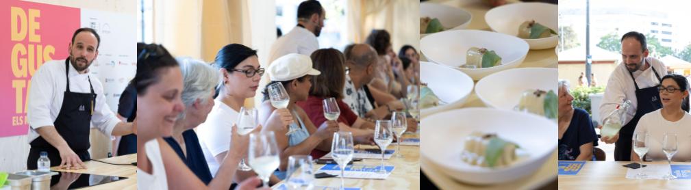 FRAN AGUDO, CHEF DE MONT BAR, PARTICIPA EN TAST A LA RAMBLA CON UN SHOWCOOKING SOBRE PRODUCTO DE TEMPORADA Y NUEVAS ARMONÍAS SIN ALCOHOL