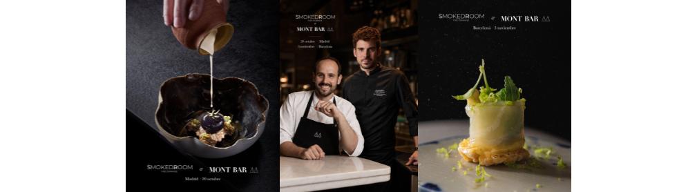 MONT BAR Y SMOKED ROOM SE UNEN EN UN CUATRO MANOS ENTRE MADRID Y BARCELONA