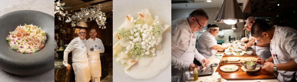 DOS CHEFS, DOS CONTINENTES Y UNA HISTORIA COMÚN. ASÍ FUE EL REENCUENTRO DE CHELE GONZÁLEZ Y AITOR ZABALA.